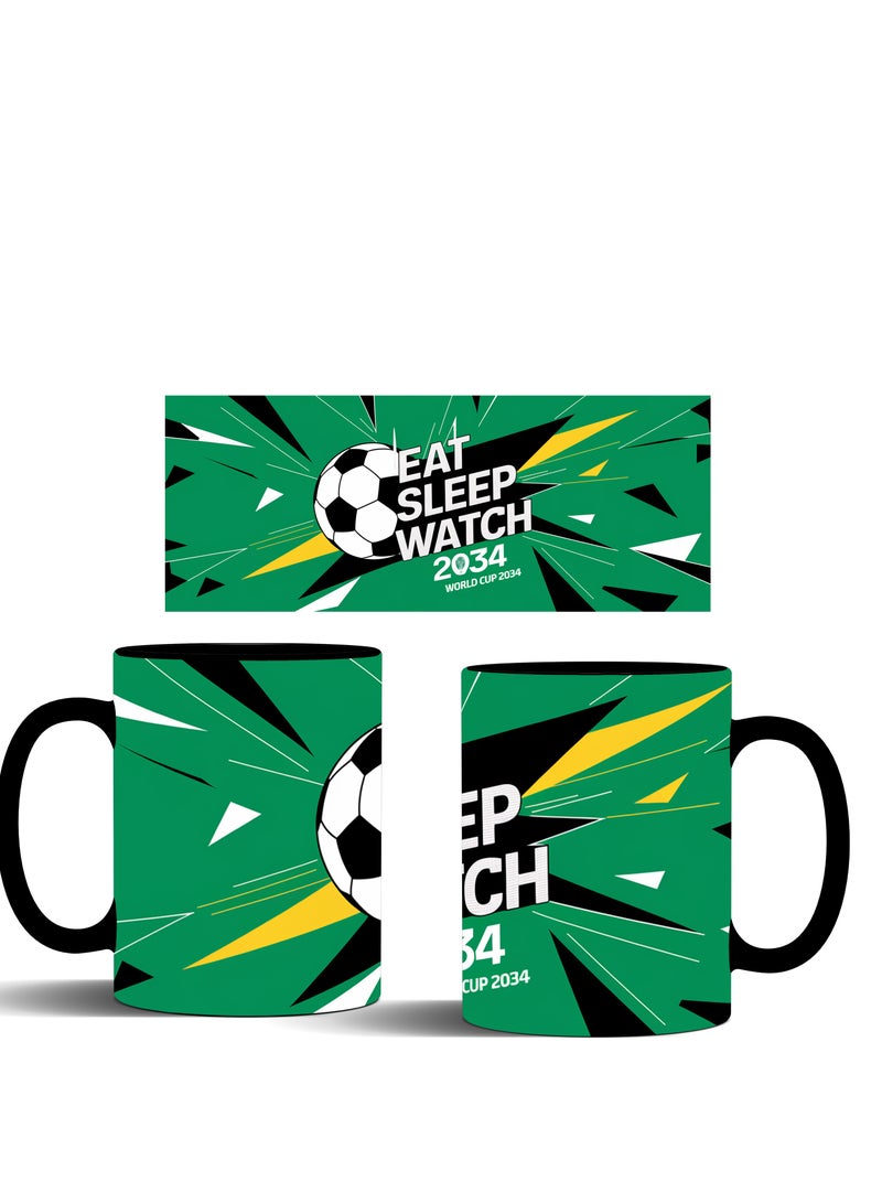 إم إي سي المملكة العربية السعودية كأس العالم القهوة القدح الأسود 11 أوقية - Image 3