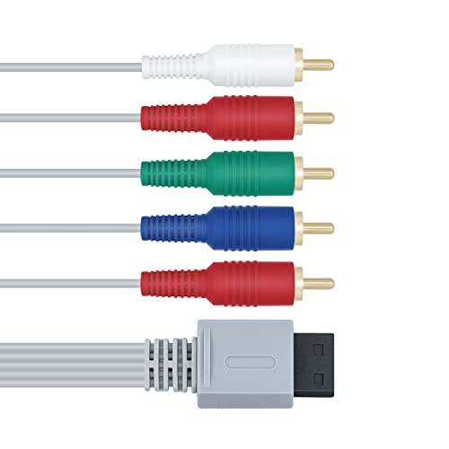 Mcbazel High Definition Wii Component Cable for Nintendo Wii HDTV AV Audio Video - Premium Wii Cables for Enhanced Gaming Experience with Crisp Visuals and Superior Sound Quality - Image 3