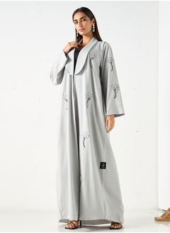 Hadiyath Al Madinah Floral Embellished Abaya - HM  - Image 1