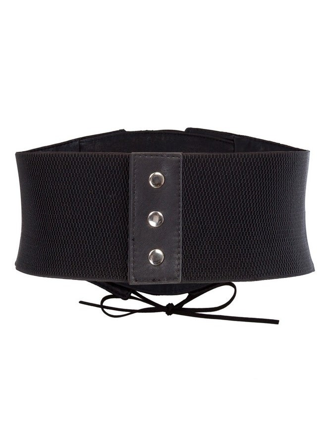 Women'S Elastic Wide Waist Belt Tied Corset Cinch Belt Black Underbust Corset Black M - pzsku/Z826C47FA0F43AC5EB7EBZ/45/_/1718271823/1cc6437e-48e4-4d44-8db4-6e74b85b161d