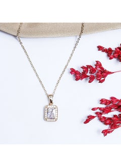 FLUFFY Square Soft Necklaces Of Fluffy Women's Accessories-Gold  - Image 2