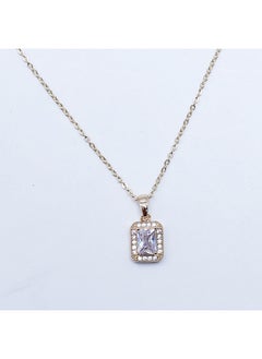 FLUFFY Square Soft Necklaces Of Fluffy Women's Accessories-Gold  - Image 1