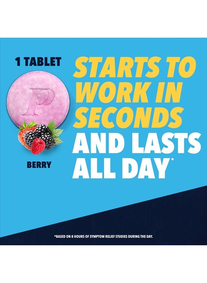 Pepcid Complete Acid Reducer + Antacid Chewable Tablets, Heartburn Relief, Berry, 25 Count - Image 2