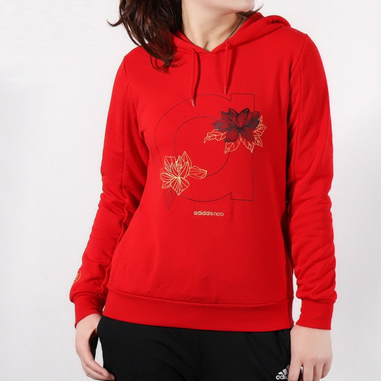 Adidas (WMNS) adidas neo Sweat Hd Sports Red - Image 5