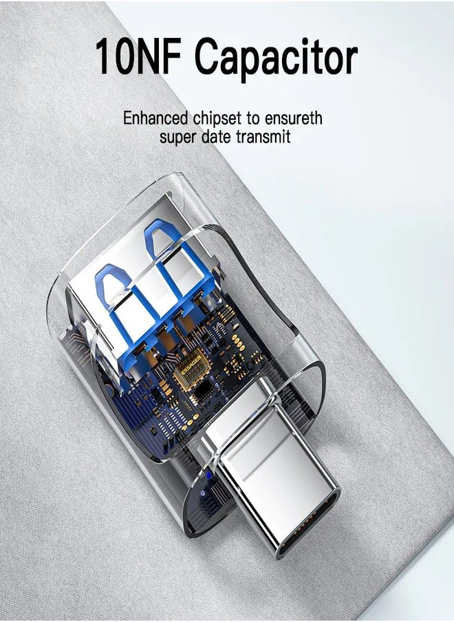 ESSAGER Type C To USB Micro USB To Type C Adapter OTG USB To Type C Adapter  - Image 4