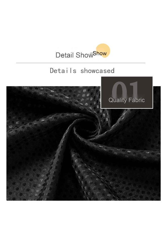 NeeMee Waffle Sheer Single Layer Shower Curtain - 151x182cm (60x72 inches) ±2cm - Image 2