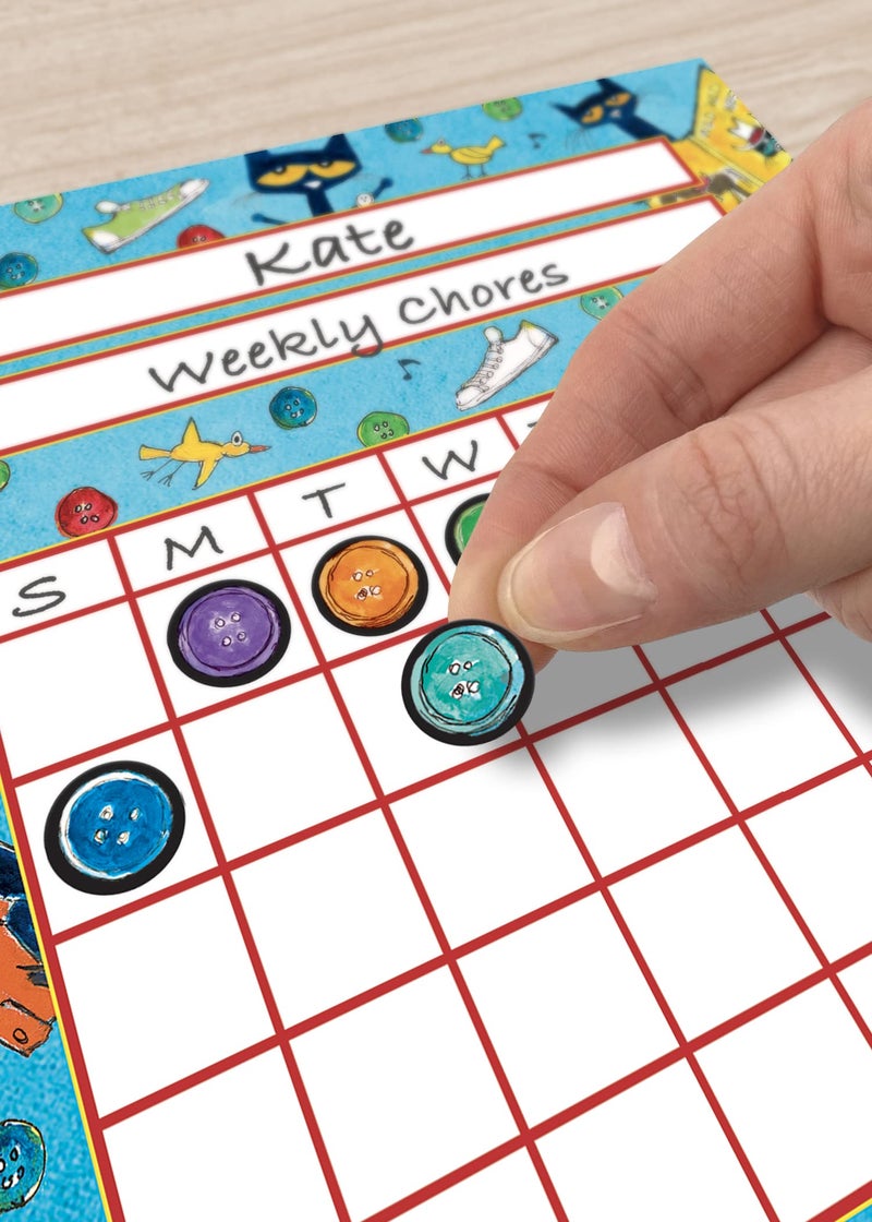 Edupress Pete The Cat Groovy Buttons Mini Stickers (EP63937) - Image 2