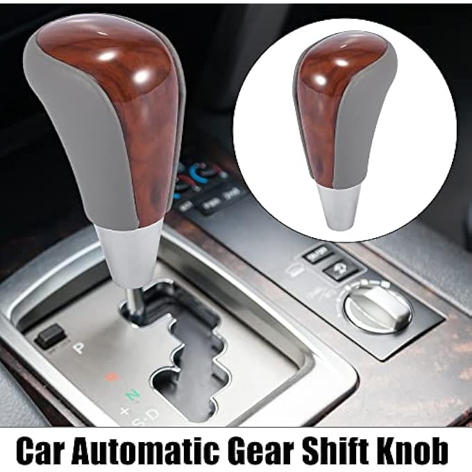 ريحني مقبض ناقل الحركة الأوتوماتيكي X AUTOHAUX لسيارة تويوتا RAV4 كامري كورولا رمادي بني - Image 3