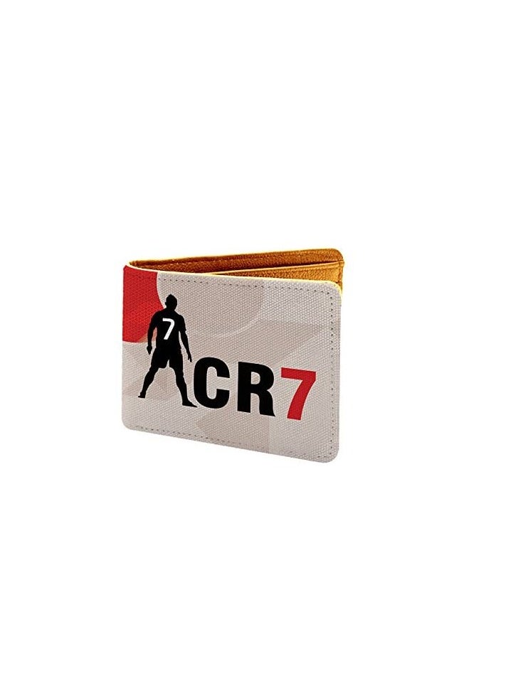 Accessorize Kingdom - Cristiano Ronaldo CR7 Printed Pu Leather Wallet for Men's/Boy's (Red) - Image 1