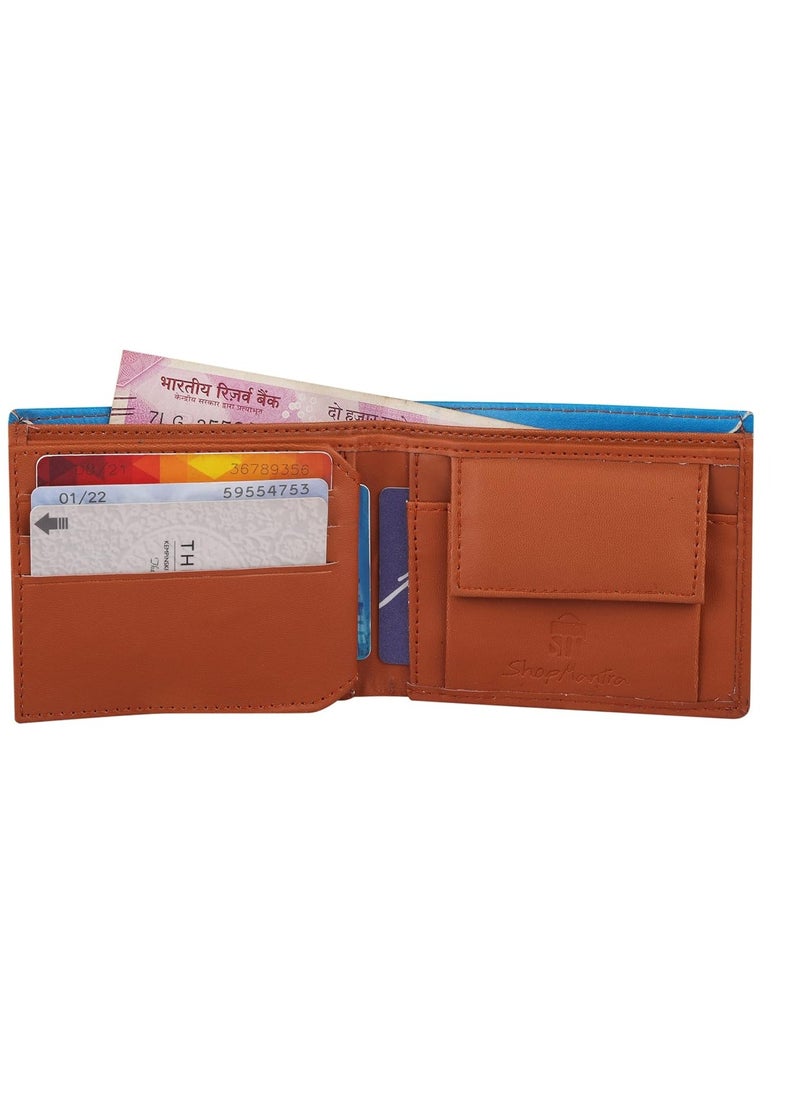 Accessorize Kingdom - Cristiano Ronaldo CR7 Printed Pu Leather Wallet for Men's/Boy's (Red) - Image 1
