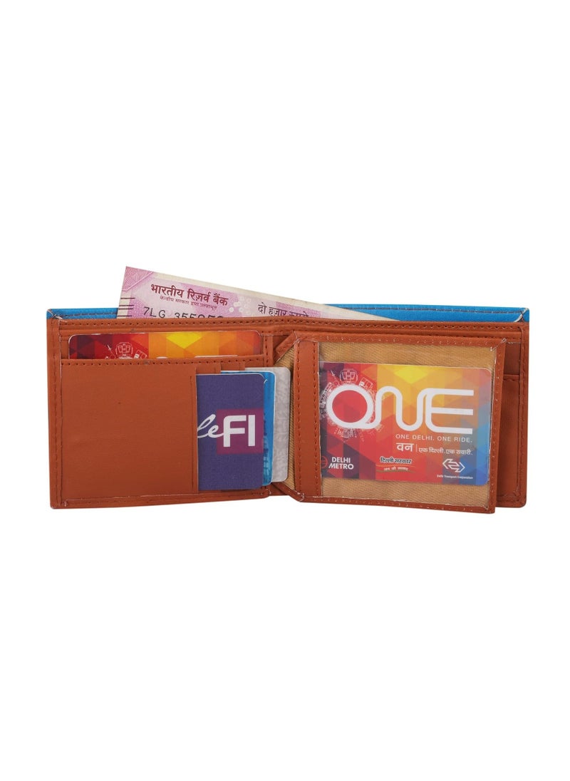 Accessorize Kingdom - Cristiano Ronaldo CR7 Printed Pu Leather Wallet for Men's/Boy's (Red) - Image 1