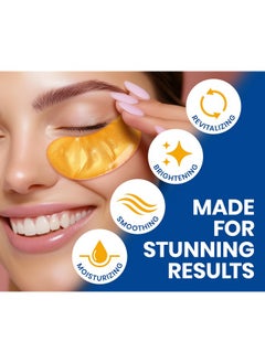 Stylia Stylia Under Eye Patches for Dark Circles and Puffy Eyes (15 Pairs) - 24k Gold Collagen Mask with Hyaluronic Acid, Eye Masks for Dark Circles and Puffiness, Gifts for Women, Valentines Day Gifts  - Image 4