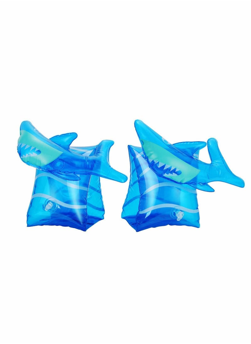 Y&D Inflatable Swim Floater Sleeves for Kids, Swimming Rings, Cartoon Swimiming Armbands Floaties Water Wings Floatation Sleeves, Pool Sports Learning Training Aids  - Image 1
