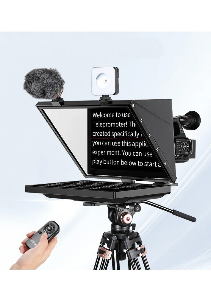 Desview T20 20 inch Foldable Large Screen Broadcast Teleprompter for Live Streaming Video Recording Horizontal Vertical Shooting - pzsku/Z826D281B72D050F7618DZ/45/_/1739801893/c5bb705e-8196-42ec-9173-01e89a6b0192