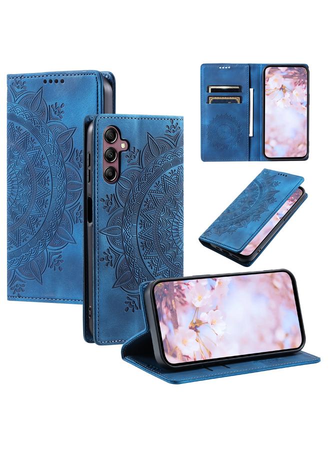 S-TOP Case For Samsung Galaxy A05s Totem Embossed Magnetic Leather Phone Case - Image 1