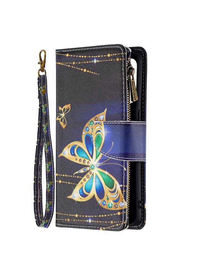S-TOP Case For OPPO Reno5 5G Colored Drawing Pattern Zipper Horizontal Flip Leather Case with Holder & Card Slots & Wallet - Image 2