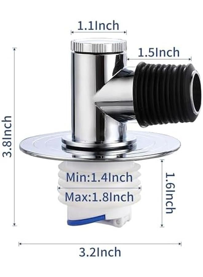 Excefore Magnetic Drain Tube Hose Seal Odor Proof Valve Deodorant Silicone Plug Drain Catcher Connector Tee Joint Only Suitable For Washing Machine  - Image 2