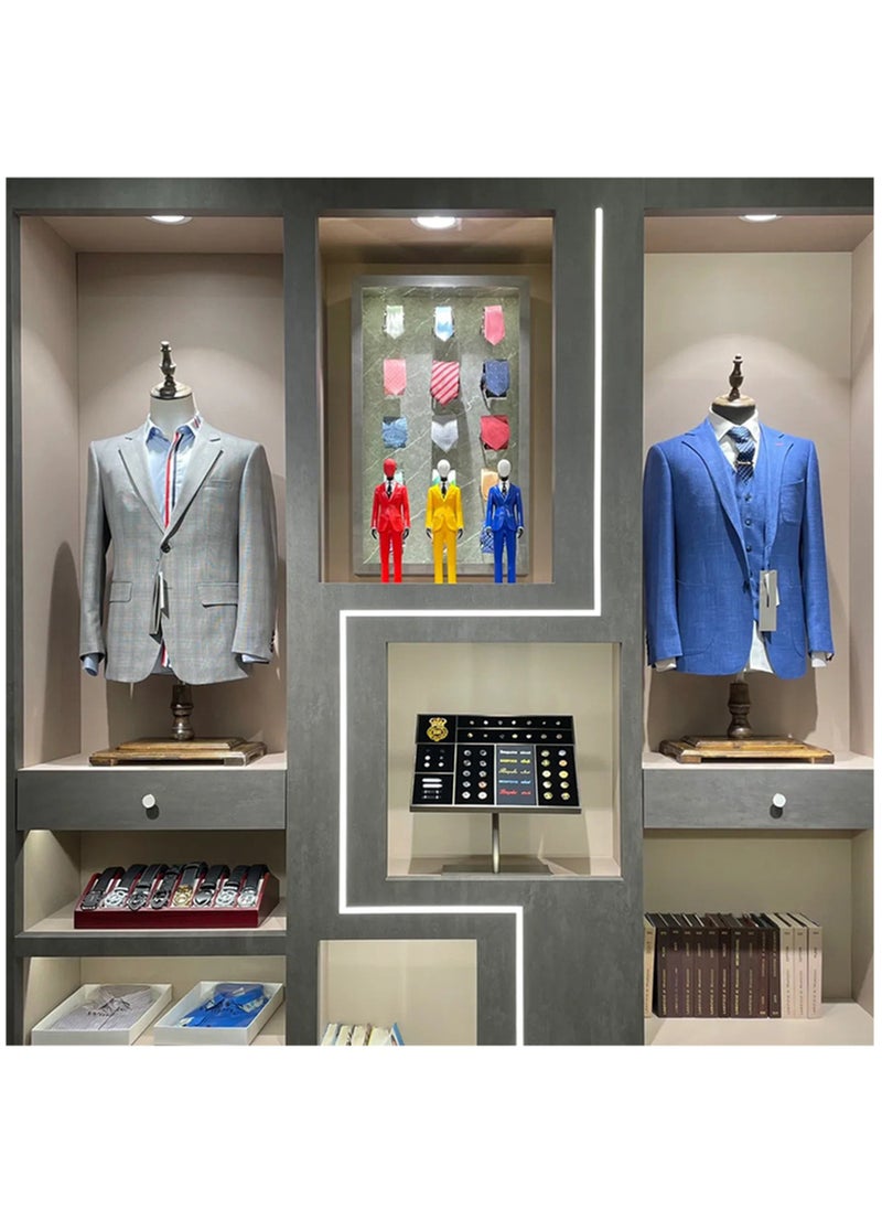 Male Mannequin Dress Form Torso, Display Mannequin Body, Wooden Hands, for Dress Jewelry Display