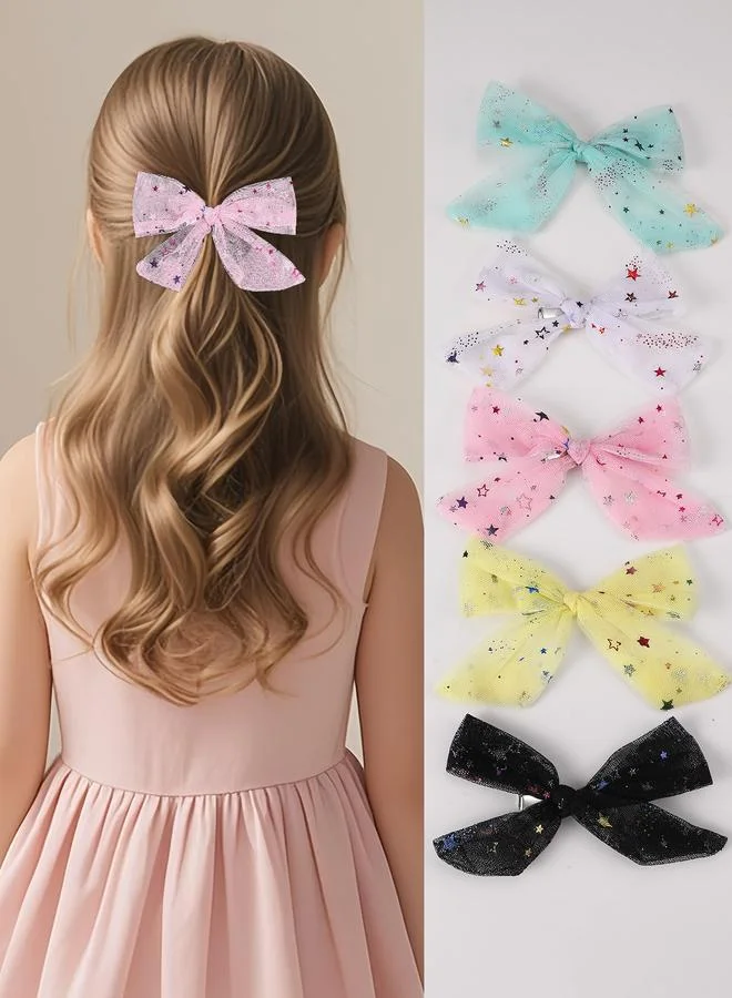 تايك تو Set of 5 - Star Bow Clips