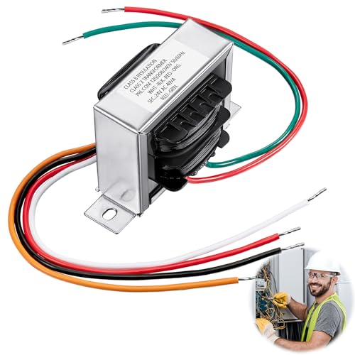 Fiada 1 Pack 24V 40VA Control Transformer, Primary 120, 208, 240V Secondary 24V, HVAC Furnace Transformer Multi Tap - Image 1