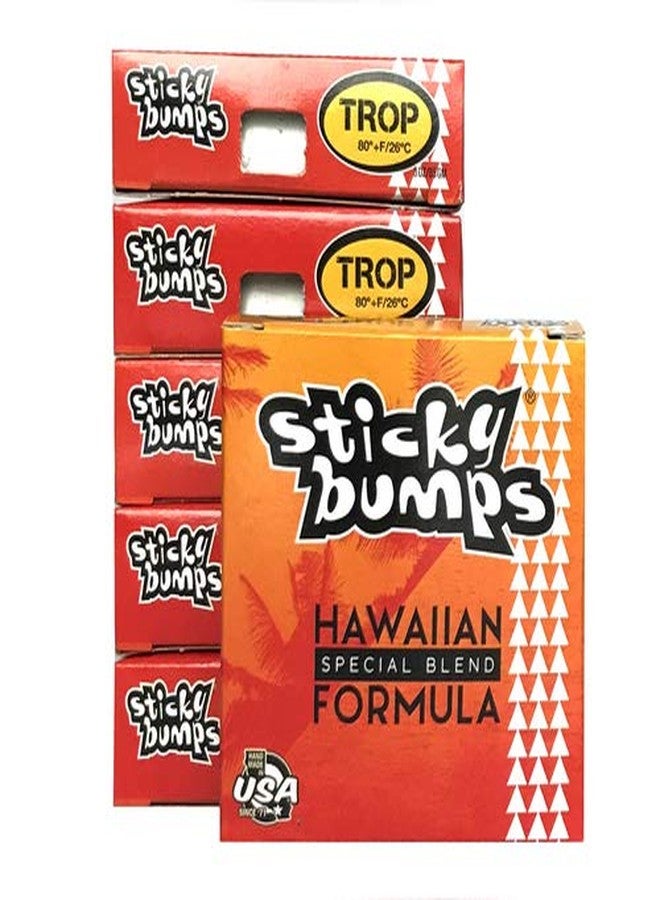 Sticky Bumps 12 Original Hawaiian Tropical Wax Surfboard Wax 12 Bars in Boxes