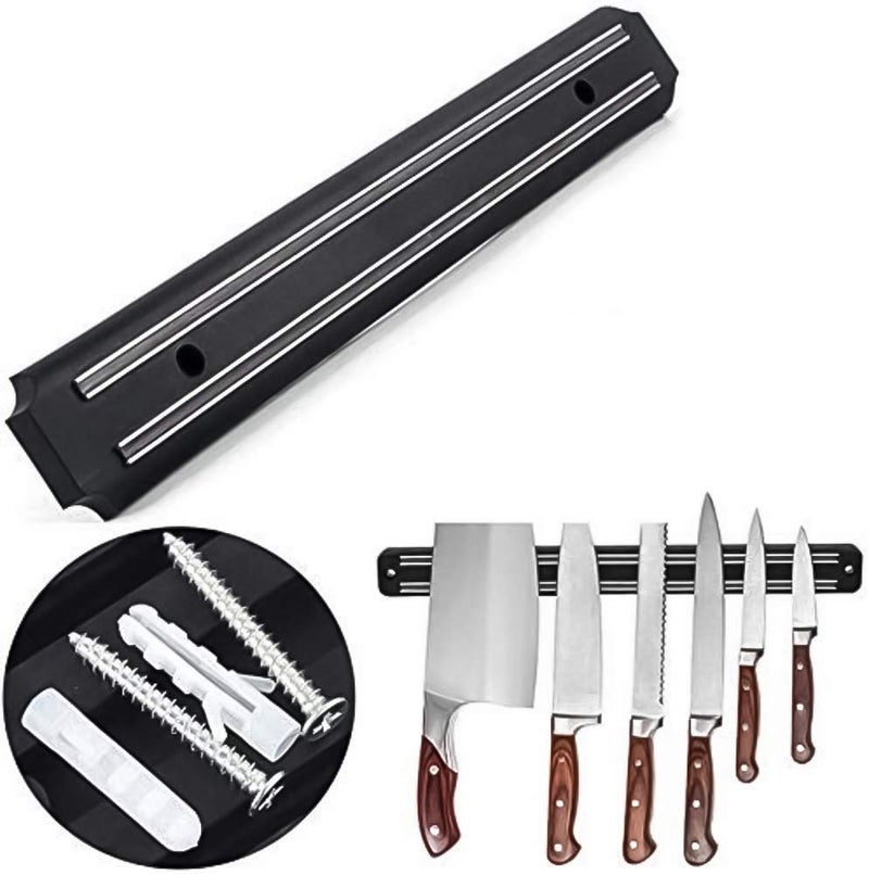 JEEJEX Magnetic Knife Strips Magnetic Knife Storage Strip Knife Holder Knife Rack Knife Strip Kitchen Utensil Holder Tool Holder Multipurpose Magnetic Knife Rack 2 - Image 1
