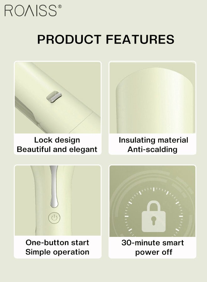 رويس حديد تجعيد على شكل حرف M مقاس 36 مم، أداة تجعيد الشعر على شكل بيضة فرنسية رومانسية، حديد تمويج الشعر من السيراميك بدرجة حرارة 5 مناسبة لجميع أنواع الشعر القصير والشعر المتوسط والشعر الطويل - Image 4