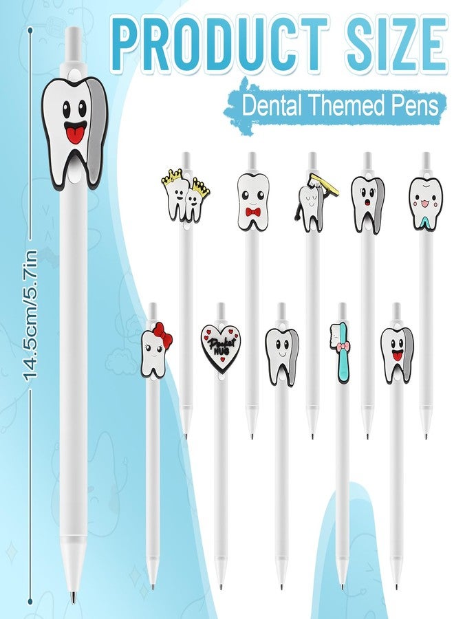 Feifeiya 20 Pcs Dental Hygienist Gifts Funny Teeth Ballpoint Pen Bulk Dental Hygiene Gifts, Dentist Office Accessories for Coworkers Nurse Doctor Medical Staffs Student Must Haves - Image 2