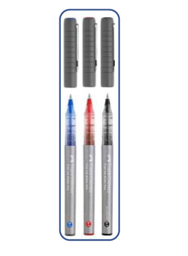 فابير كاستل بكرة حبر FC مجانية 0.7 مم نفطة من 3 (1Bl + 1Bk + 1Rd) - Image 3