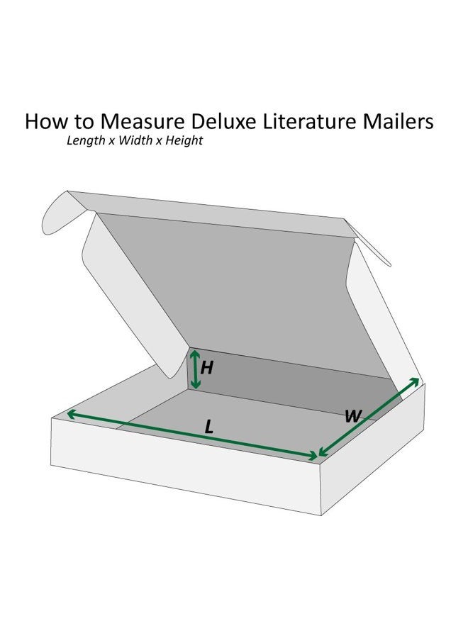 Boxes Fast BFMFL18122 Deluxe Literature Cardboard Mailers, 18 x 12 x 2 Inches, Corrugated Die-Cut Shipping Boxes, Large White Mailing Boxes (Pack of 50) - Image 2
