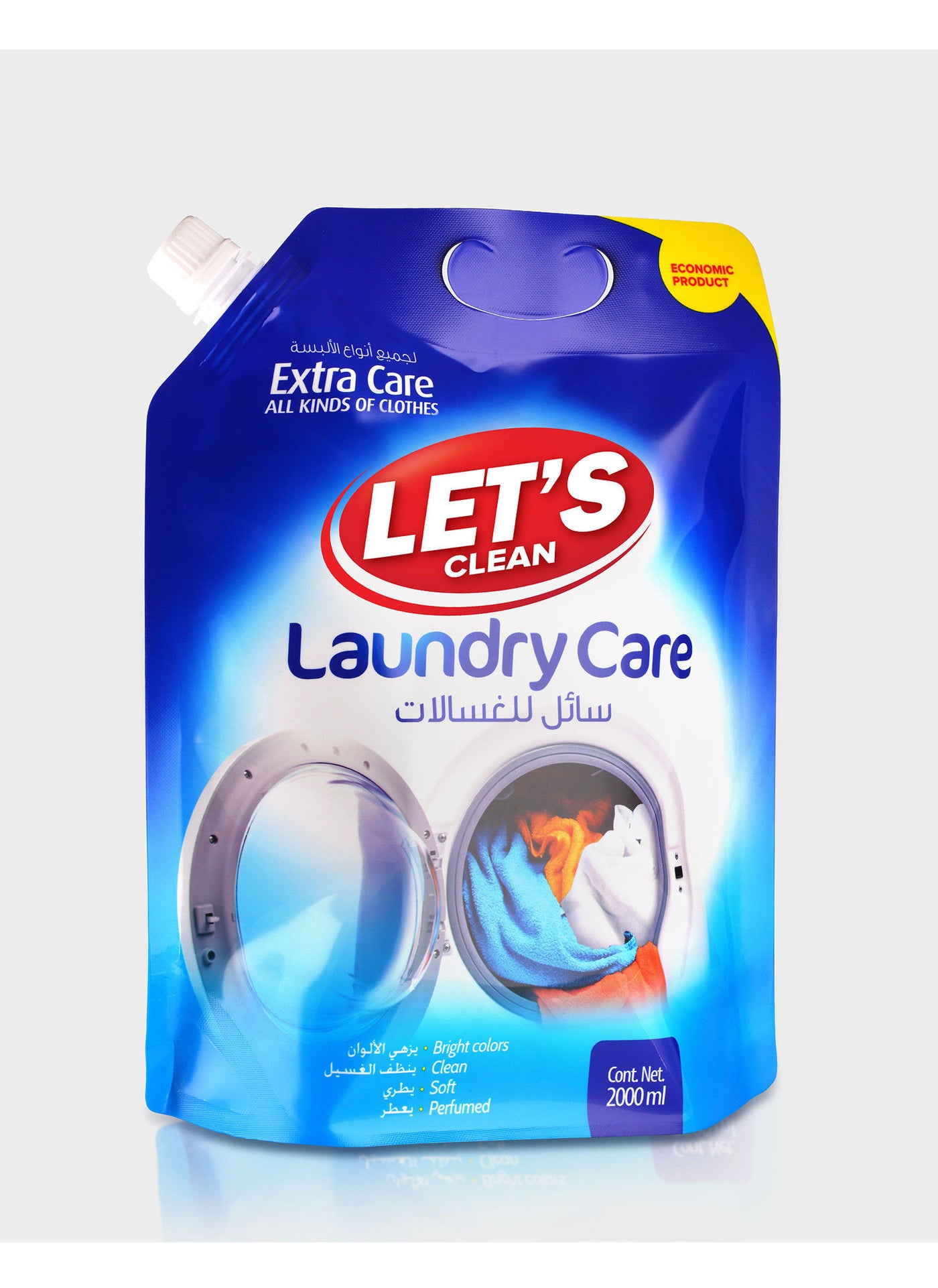 LET'S CLEAN Liquid Detergent Extra Care 2L