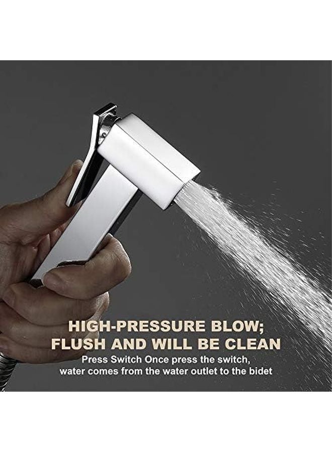 رذاذ بيديه كروم المحمول لغسيل النظافة الشخصية ودش الحمام للتنظيف - Image 5