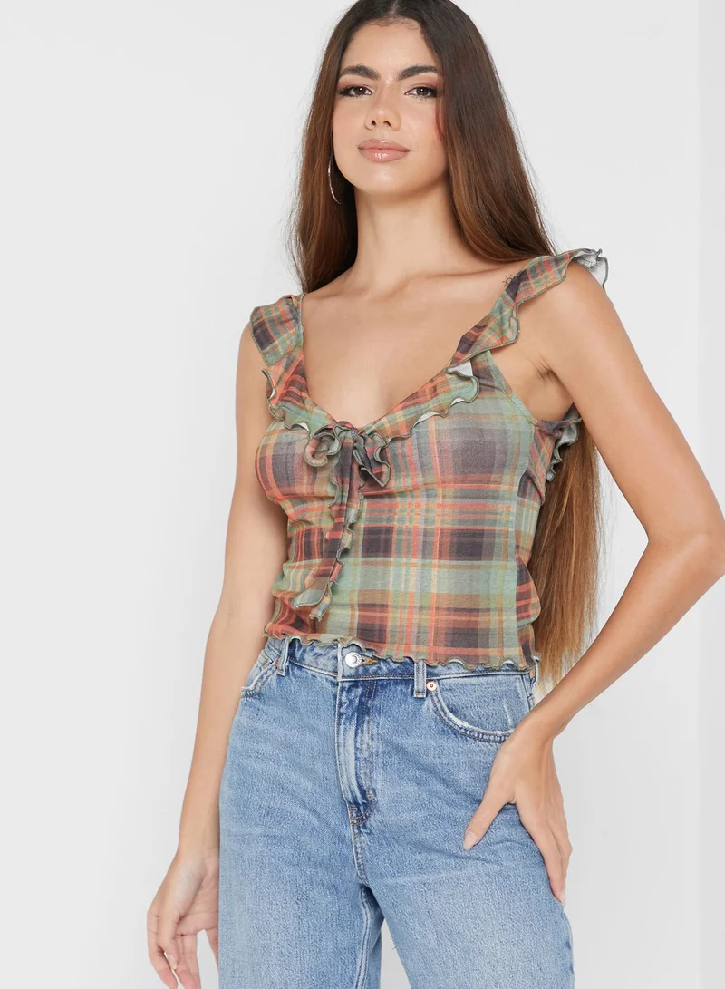 Topshop Petite Tie Detail Cami