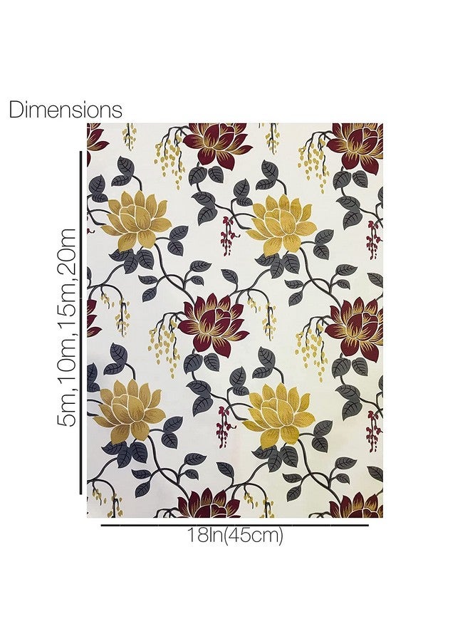 Homerz Homerz Shelf Liners for Kitchen Shelves, Shelf Liners for cupboards, Shelves Covers Sheets mat roll for Wardrobe, Drawer mats Liners for Kitchen, 100% Waterproof (10 Meter, Brown Lotus)  - Image 4