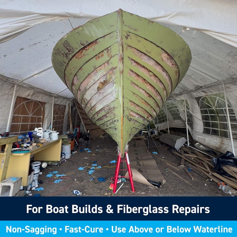 TotalBoat TotalFair Marine Epoxy Fairing Compound for Fiberglass, Wood, Aluminum and Steel (2 Pint Kit) - Image 2