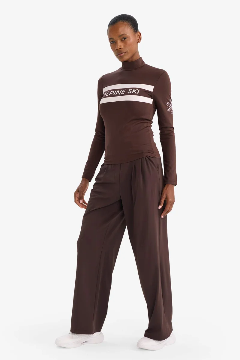 ديفاكتو Wide Leg Ankle Length Trousers