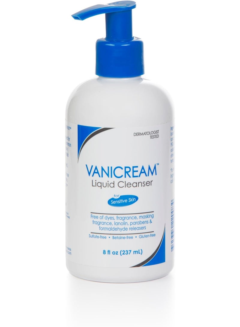 Vanicream, Liquid Cleanser, For Sensitive Skin, Fragrance Free, 8 fl oz (237 ml) - Image 1