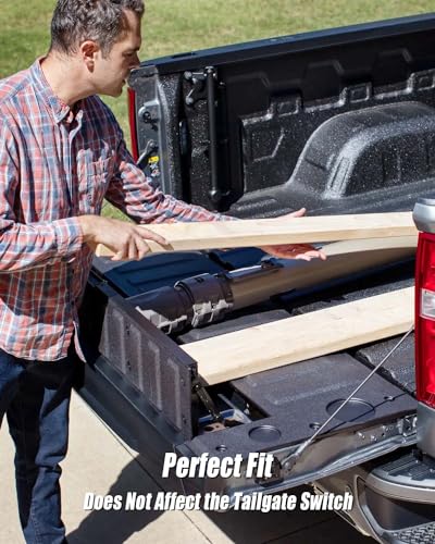 Tavaski Tailgate Anti-Theft Lock Fit for Toyota Tacoma 2016 2017 2018 2019 2020 2021 2022 2023, Truck Bed Tailgate Locks with Key Zinc Alloy Easy to Install -Black - Image 5