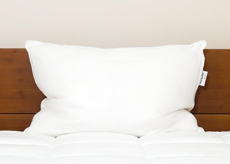 Pillowtex White Duck Down & Feather Pillow - Pillows with Soft-Medium Support for Side & Back Sleepers Queen Size - Image 1