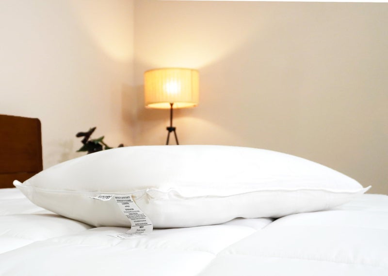 Pillowtex White Duck Down & Feather Pillow - Pillows with Soft-Medium Support for Side & Back Sleepers Queen Size - Image 5