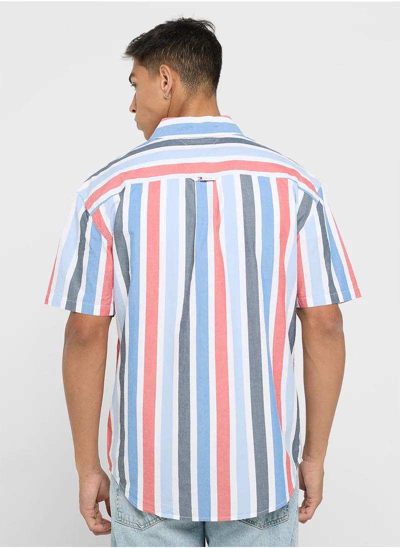 تومي جينز Striped Regular Fit Shirt