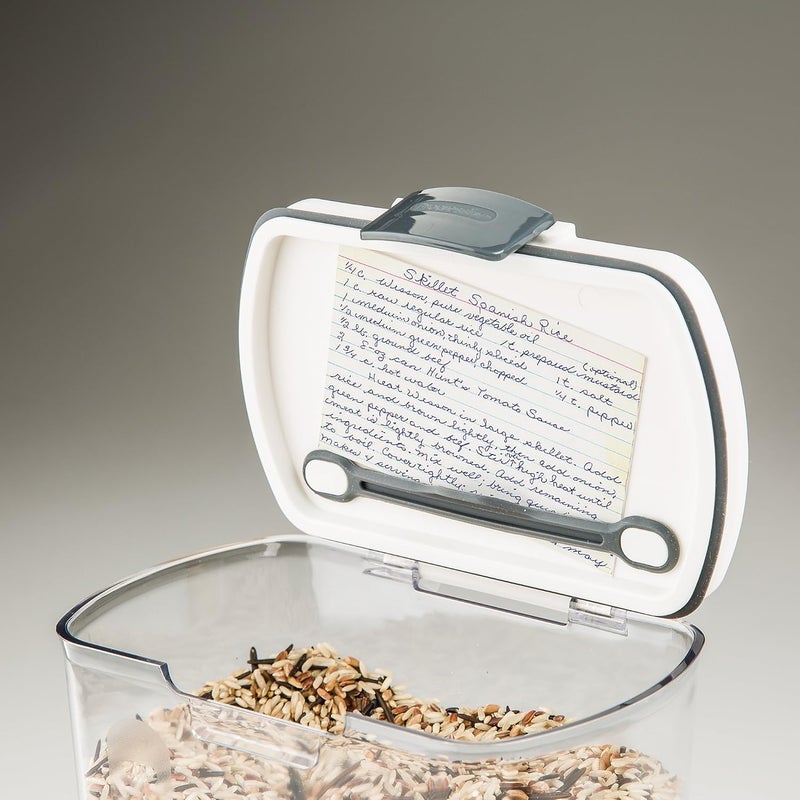 ProKeeper 2.5-Quart Grain Storage Container with Hinged Lid, Clear – BPA-Free, Airtight Seal, 5.5 x 7.65 x 7.25 - Image 2