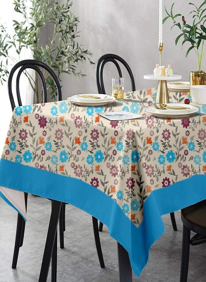 Lushomes Dining Table Cover 6 Seater, Regular Flower Printed Dining Table Cover Cloth Linen, Home Decor Items (Pack of 1, 60x90 inches) - Image 1