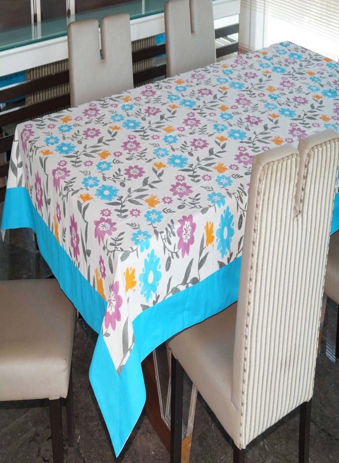 Lushomes Dining Table Cover 6 Seater, Regular Flower Printed Dining Table Cover Cloth Linen, Home Decor Items (Pack of 1, 60x90 inches) - Image 2