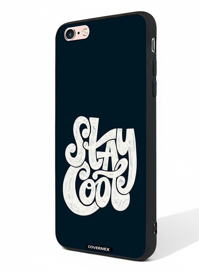 Covernex Apple iPhone 6s Protective Case Cover Printed Featuring Stay Cool Retro Croovy Typography - Image 1