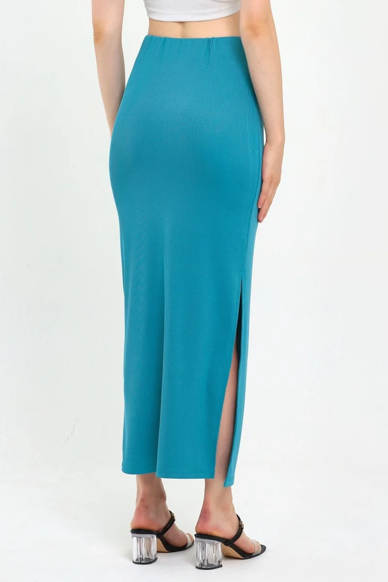 الكسندر جاردي Long Pencil Skirt with Slit (B23-00129)