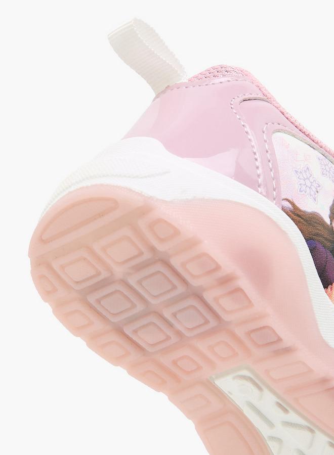 Disney Girls Frozen Print Light-Up Sneakers - Image 5