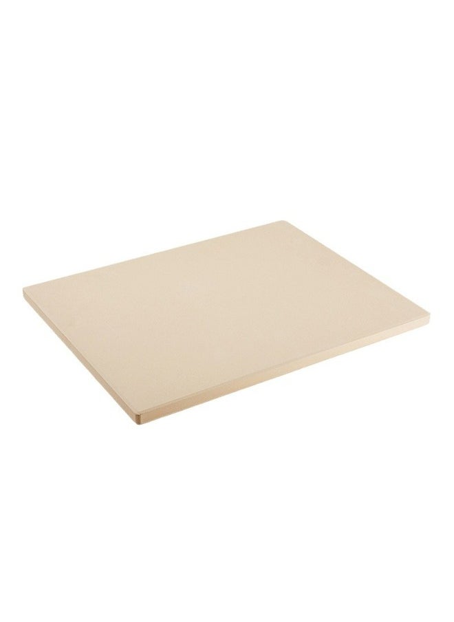 Rectangular Cordierite Pizza Stone Ceramic Cordierite Pizza Plate Cordierite Pizza Plate Baking Stone Pizza Plate-Specifications:305*368*13mm-Color:Light Yellow