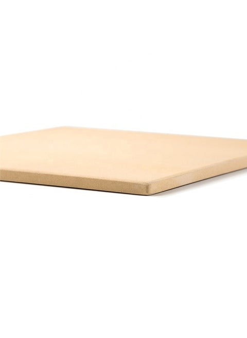 Rectangular Cordierite Pizza Stone Ceramic Cordierite Pizza Plate Cordierite Pizza Plate Baking Stone Pizza Plate-Specifications:305*368*13mm-Color:Light Yellow