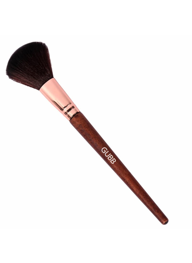GUBB Powder Brush For Face Makeup, Professional Wooden Makeup Brush Single - Image 5